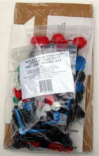 KIT #3AV with ATOM VISIONSTM BALLS --MOLECULAR VISIONS Organic Kit